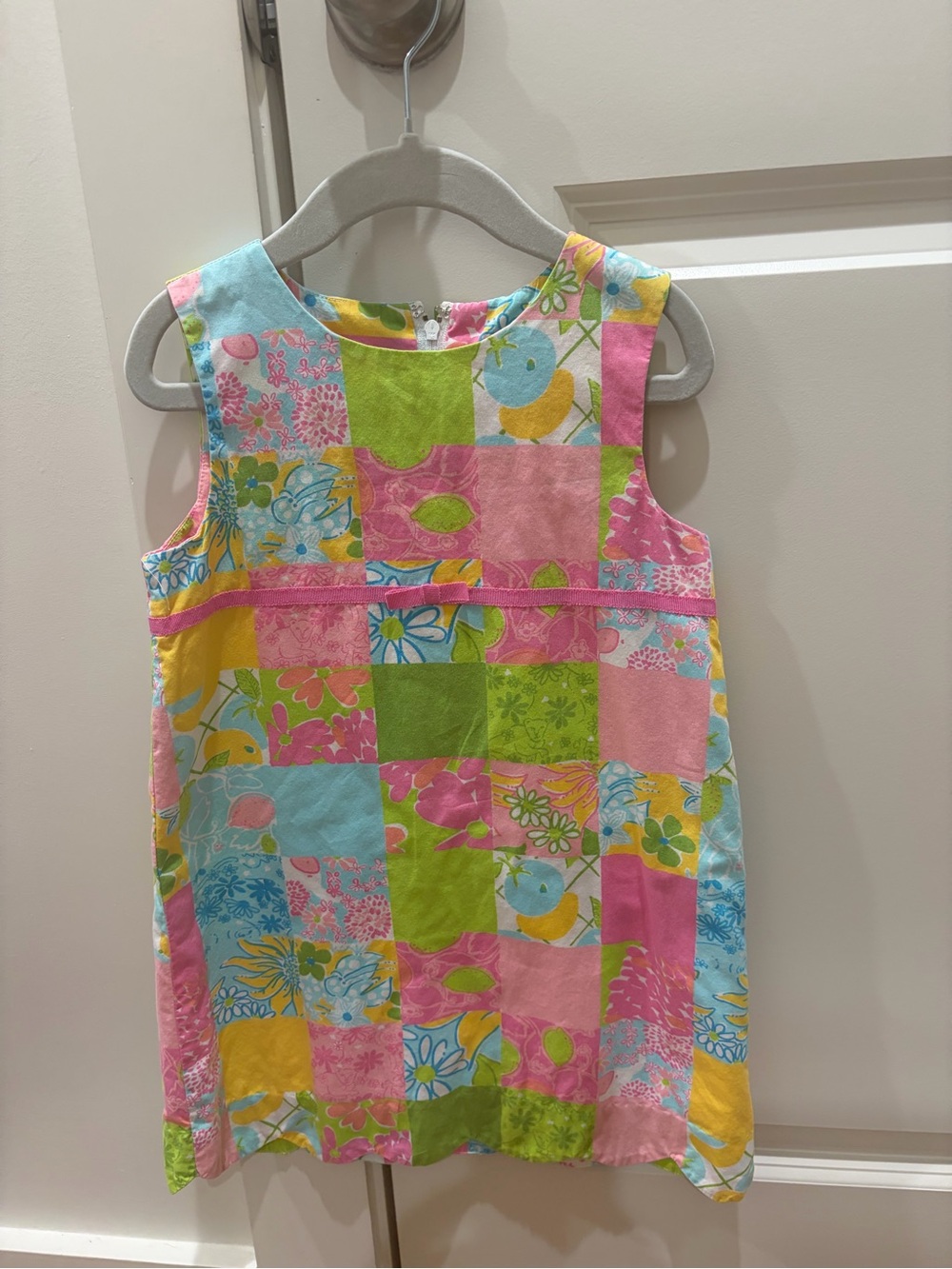 Lilly Pulitzer Multicolor Floral Print Dress - Pink, Blue, Yellow, Green